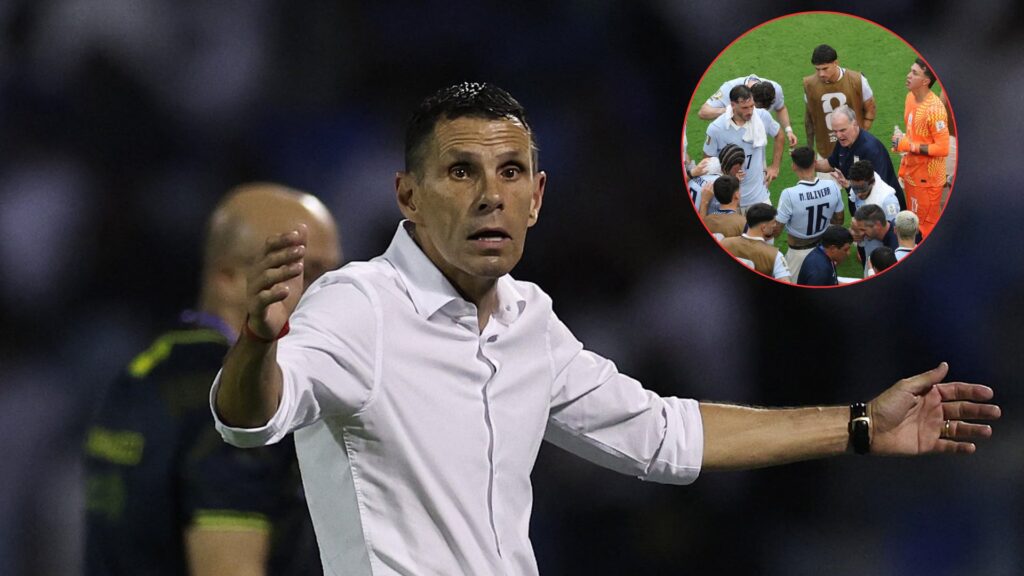 Gustavo Poyet cuestionó al plantel de Uruguay tras la salida de Bielsa