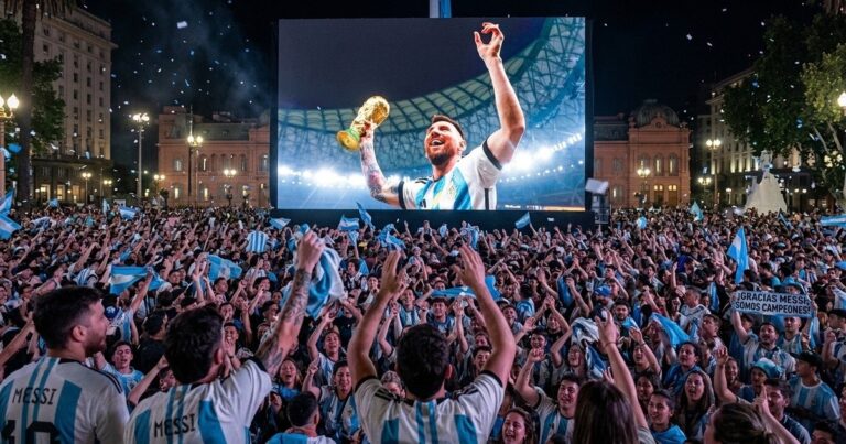 Organizan un Fan Fest masivo para la despedida de Messi en River