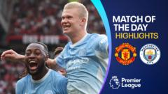 Manchester City venció 1-0 al United con gol polémico de Haaland