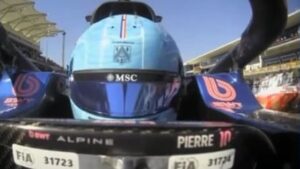 Gasly marcó un hito con una entrevista en vivo desde su Alpine en
